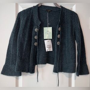 TOCCA Knit Wool Cute Cropped
Cardigan Sweater Sz.M